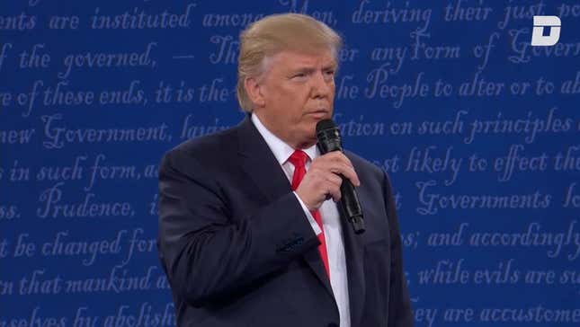 Donald Trump Couldn’t Stop Sniffing ... Again<em></em><em></em>