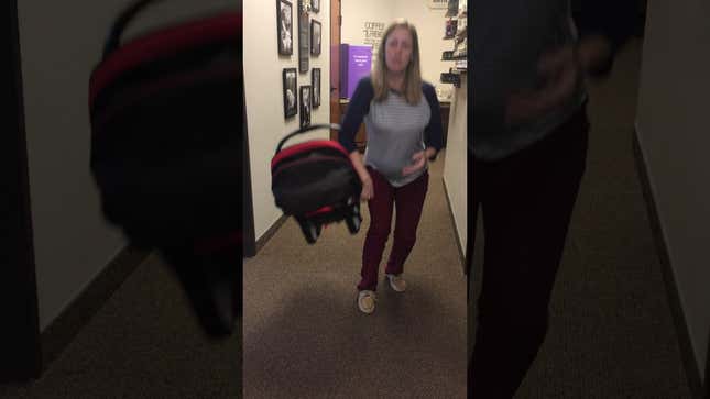 You're Carrying Your Baby's Car Seat All Wrong