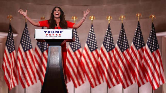 Image for article titled Kimberly Guilfoyle's Doomsday Screed Was Perfectly Designed for the Trump Woman