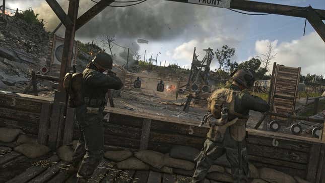 <i>Call Of Duty: WWII</i>'s New Social Space Is Pretty Lonely At The Moment