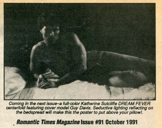 A Romantic Times tease, October 1991