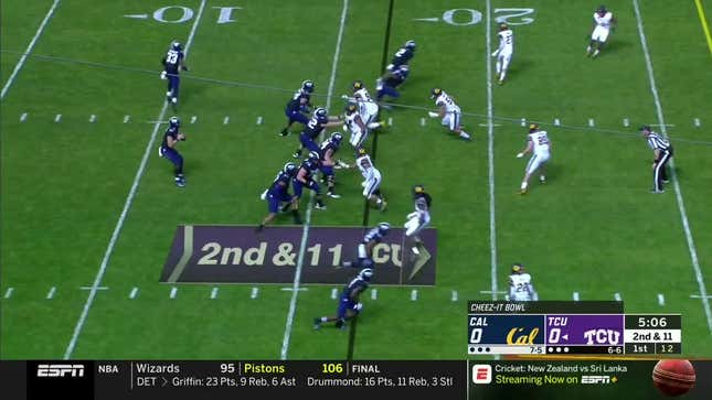 A Non-Exhaustive List Of Batshit Stuff That Happened During The Cal-TCU Bowl Game<em></em>