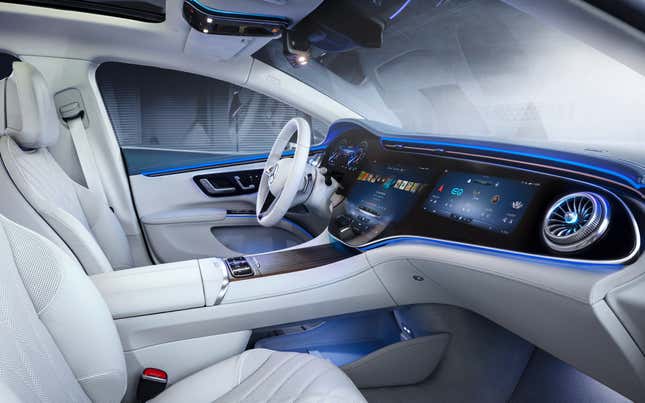 Image for article titled The All-Electric 2022 Mercedes EQS: This Is It