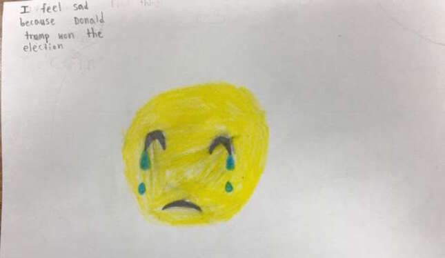 Photo via an elementary school teacher from Silver Springs, MD.