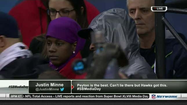 Marshawn Lynch's Media Day Interview Was Short And Sweet