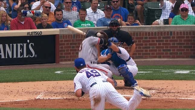 Nori Aoki Takes A Ball To The Face