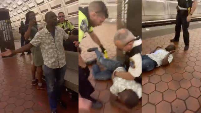 Image for article titled Video: DC Metro Officers Tase Man Because He Looked Like He Wanted to Fight Cops