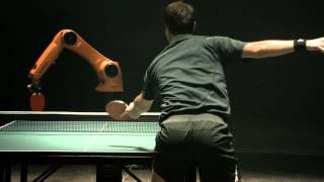 Robots Can Not Beat Us At Ping Pong (Yet)