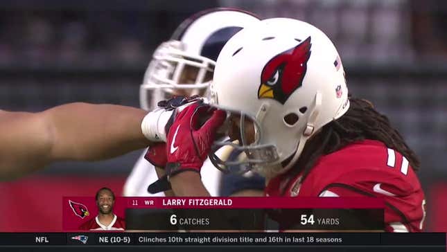 Larry Fitzgerald Says Ndamukong Suh Poking Him In The Eyes Was Just "Clowning"