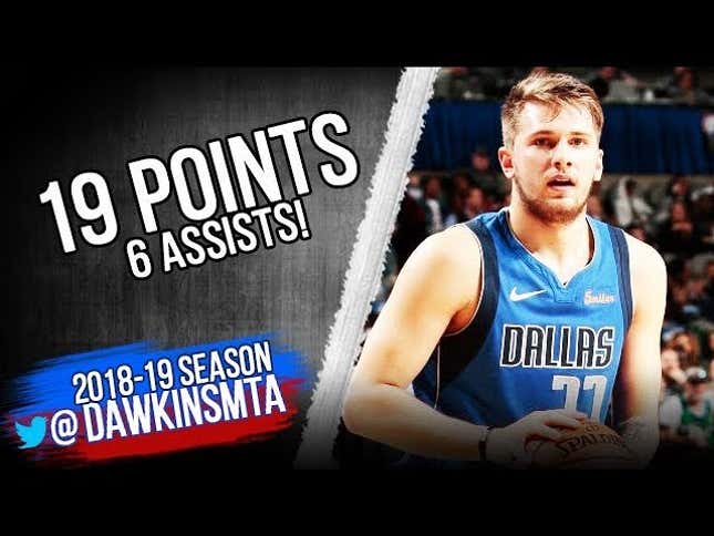 Luka Dončić Is Having A Ball
