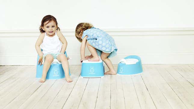 BabyBjorn Potty Chair, $30
BabyBjorn Step Stool, $20