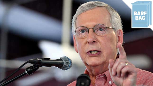 Image for article titled Tribute Post to Mitch McConnell's Patio