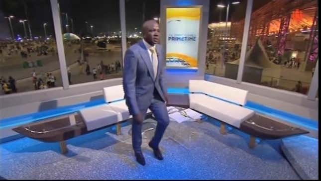 Donovan Bailey Was Pretty Psyched About A Canadian Winning Bronze In The 100m