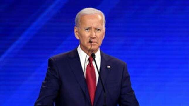 Image for article titled CNN Audio Analysis Reveals Biden Caught On Wet Mic While Chewing On Own Microphone