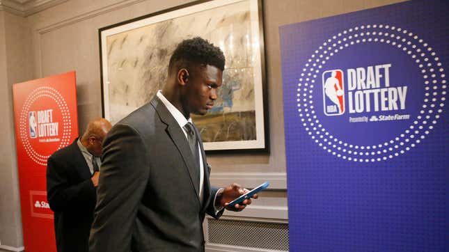 Image for article titled The NBA Would've Been Better Off Rigging The Draft Lottery