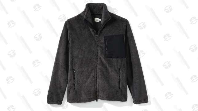 FNT Sherpa Zip Jacket | $112 | Huckberry