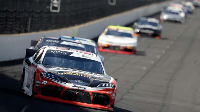 The NASCAR Xfinity Series, shown here at Indianapolis Motor Speedway