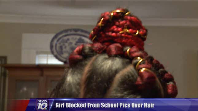 Image for article titled Can Kids Be Kids? 8-Year-Old Michigan Girl Banned From Picture Day for Her Colorful Braided Bun