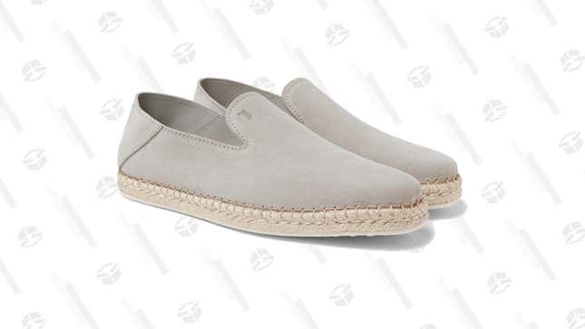 Tod’s Collapsible-Heel Suede Espadrilles, $495
