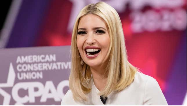 Image for article titled Stay at Home! Unless You're Ivanka Trump...