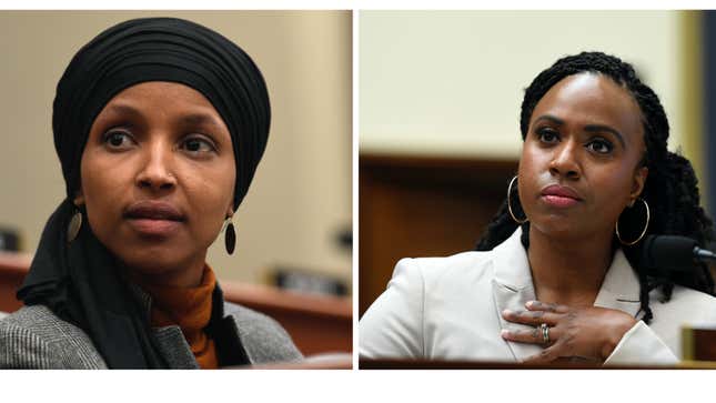 Image for article titled Today in Congressional Clapbacks: Ayanna Pressley and Ilhan Omar Respond to ‘Distraction Becky’ and Lip-Deficient ‘Racist Fool’