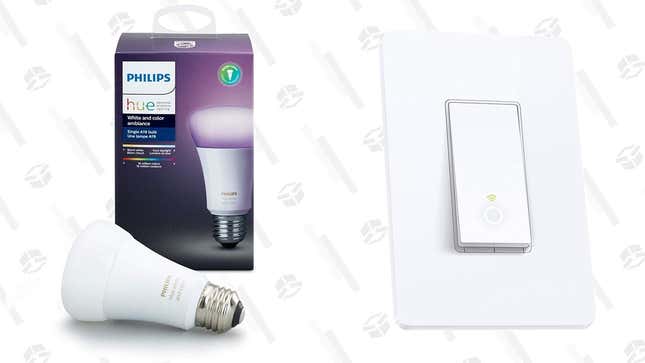 Image for article titled Should You Buy Smart Light Bulbs or Smart Light Switches?