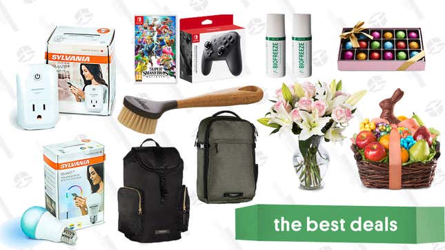 Image for article titled Monday&#39;s Best Deals: Rakuten Site-Wide Sale, Timbuk2, Humble Monthly, Easter Gold Box, and More