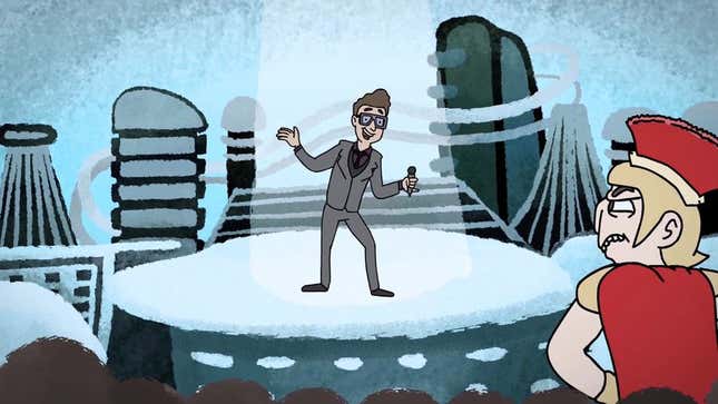Greg Proops does battle with Britons abroad