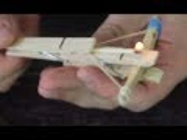From Clothespin To Mini Crossbow In Just A Few Steps