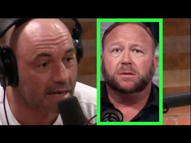 Alex Jones's Feud With Joe Rogan Is Just As Stupid As It Was Inevitable<em></em>