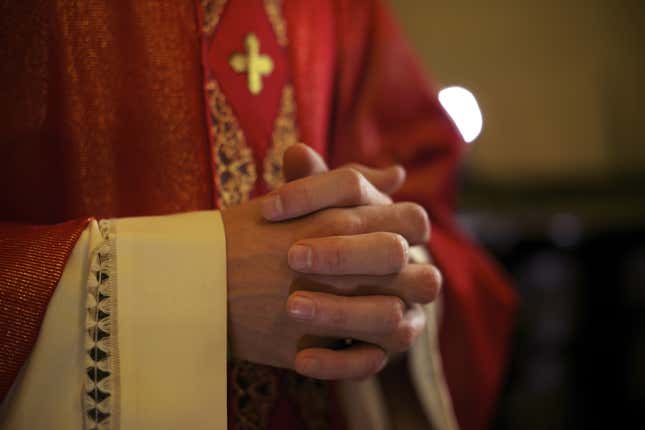 Image for article titled Catholic Priest in Indiana Suspended After Calling Black Lives Matter &#39;Maggots and Parasites&#39;