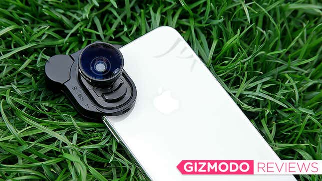 Image for article titled This Handy iPhone X Lens Kit Gets You Even Closer to a Real Camera