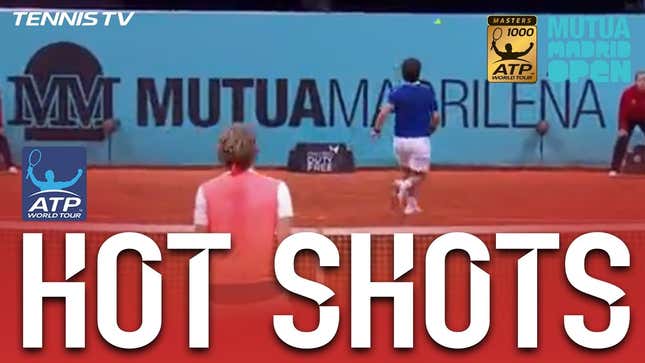 Pablo Cuevas Hits Incredible Behind-The-Back Winner, Downs Alexander Zverev