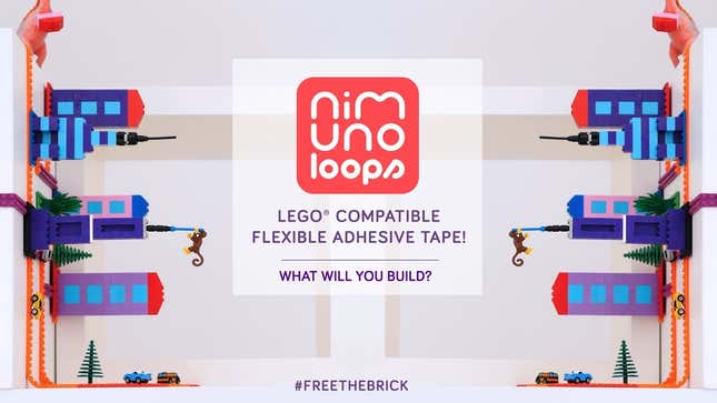 Flexible Lego Tape Is A Great Idea