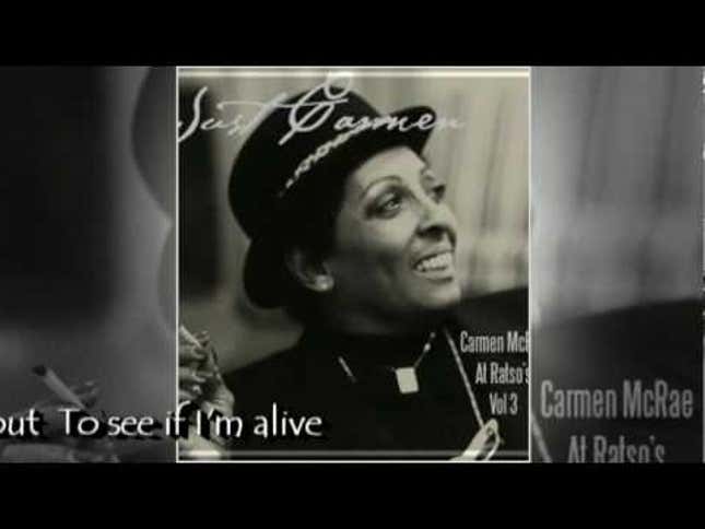 Dave Brubeck And Carmen McRae -- 'Take Five'