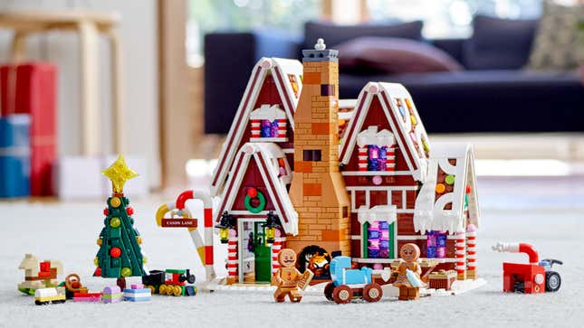 Image for article titled Lego&#39;s Gingerbread House Holds Disturbing Secrets