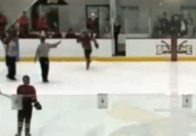 Junior College Hockey Player Charged With Assault After Leaving Penalty Box To Attack Ref