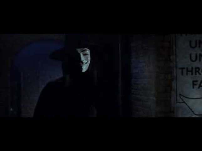 V's Speech in V for Vendetta Only Has 53 Vs And That Makes Me Sad