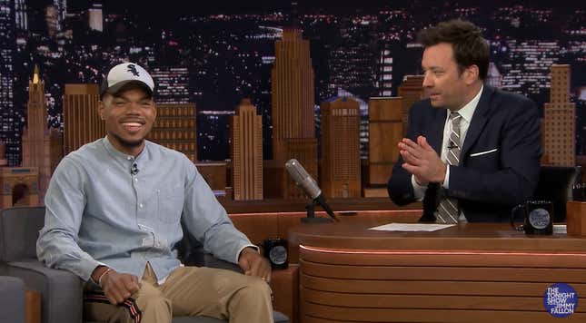 Image for article titled Chance the Rapper Reveals Title, Release Date of Debut ‘Owbum’ on The Tonight Show With Jimmy Fallon