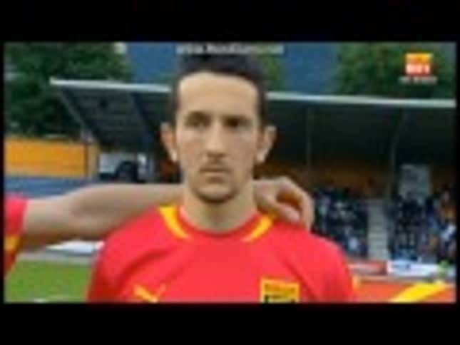 Macedonians Bemused When Wrong Anthem Played At Friendly Match