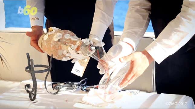 Want that fancy bottle of wine? Grab your wetsuit