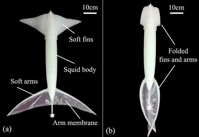 Proposed “squid-like aquatic-aerial vehicle”