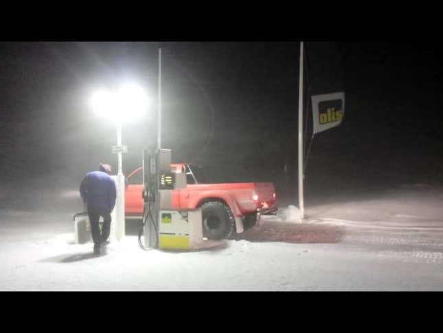 Just Putting Fuel In Your Truck Is Terrible In Iceland