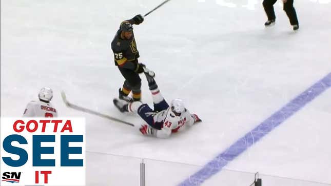 Ryan Reaves Injured Tom Wilson On A Blindside Hit<em></em>