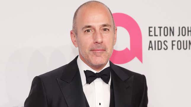 Image for article titled What's Up With Horrible Matt Lauer's Horrible New Tattoo?