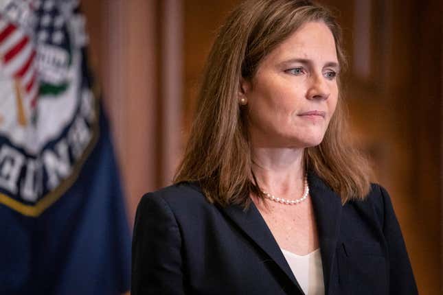 Image for article titled Republicans Move One Step Close to Shoving Amy Coney Barrett Onto the Supreme Court