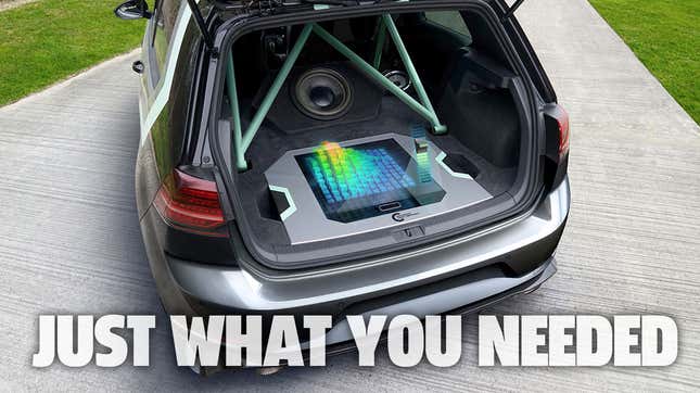 Image for article titled Volkswagen Delivers What We&#39;ve All Been Wanting in a Concept Car: Holograms in the Trunk