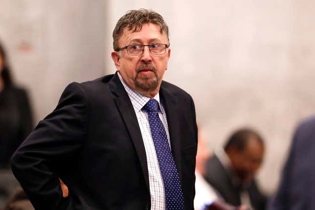 Rep. David Byrd, R-Waynesboro, attends a special session of the House of Representatives Friday, Aug. 23, 2019, in Nashville, Tenn.