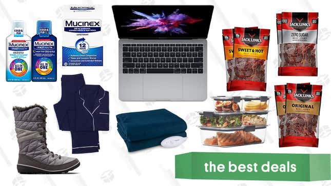 Image for article titled Thursday&#39;s Best Deals: Electric Blankets, Fancy Pajamas, Mucinex Gold Box, and More