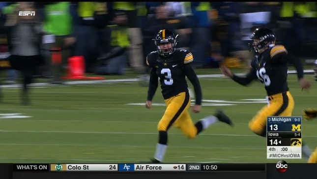 Iowa Knocks Off Michigan With Game-Ending Field Goal
